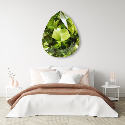 Moss Agate Teardrop (No Embellishment)