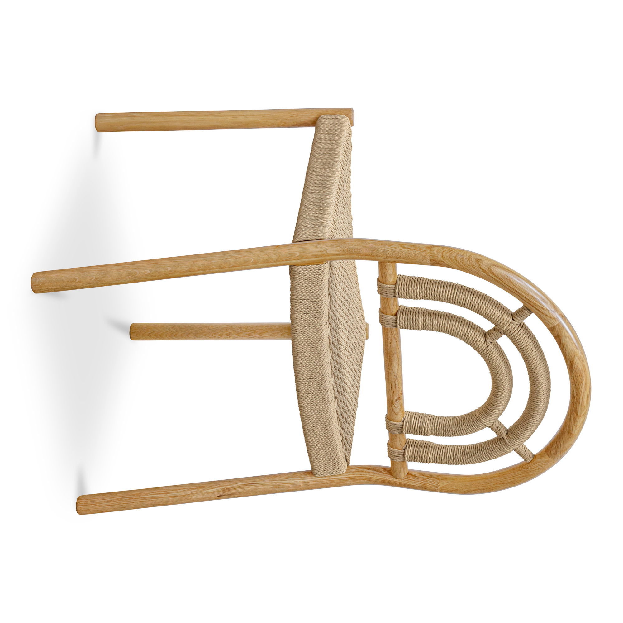 Avery Dining Chair Natural – Set Of Two, by Moe's Home, 20" width x 34.75" height x 21.5" depth View 5