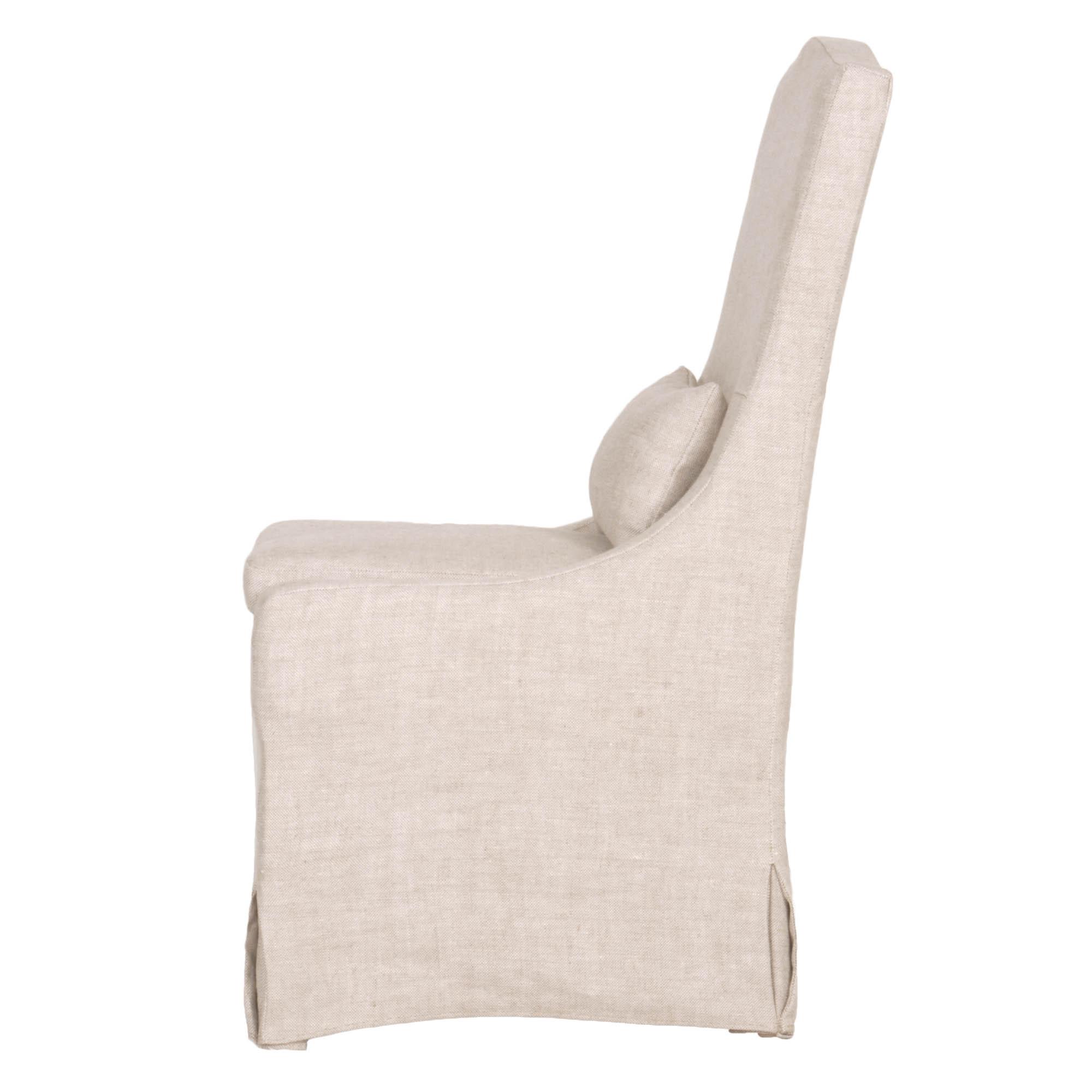 Colette Slipcover Dining Chair, Set of 2, by Essentials for Living, 23" width x 41" height x 27" depth View 3