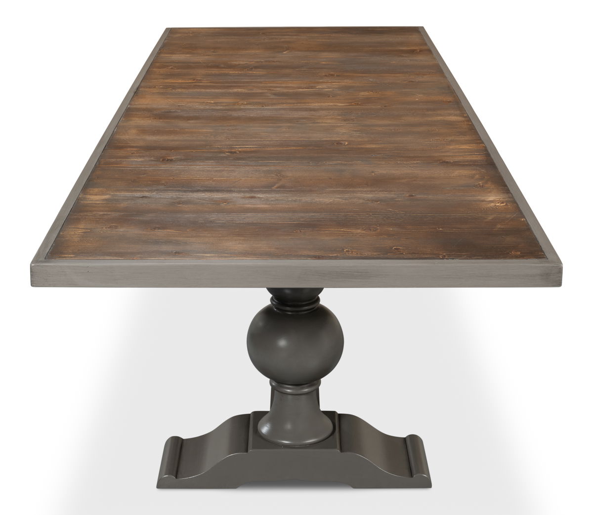 Rectangular Dining Table  As Shown, by Sarreid, 3'4" length x 9' width x 2'6" height View 5
