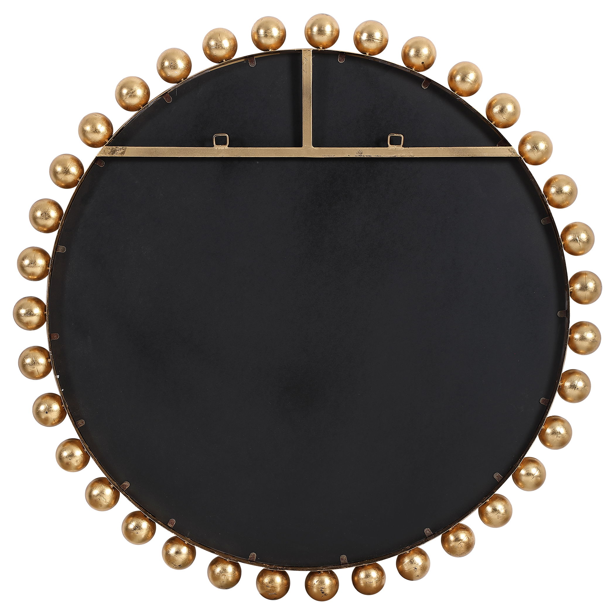 Cyra Gold Round Mirror large image 