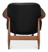 Pindar Armchair, Onyx Black Leather thumbnail 9