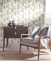 Modernist Neutral Peel & Stick Wallpaper, by York Wall, 20' length x 1'8.5" width x 0.02" depth thumbnail 2