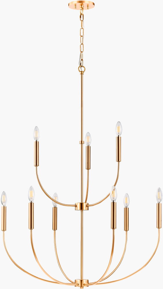 Belden Chandelier, by Surya, 32" length x 32" width x 46" height