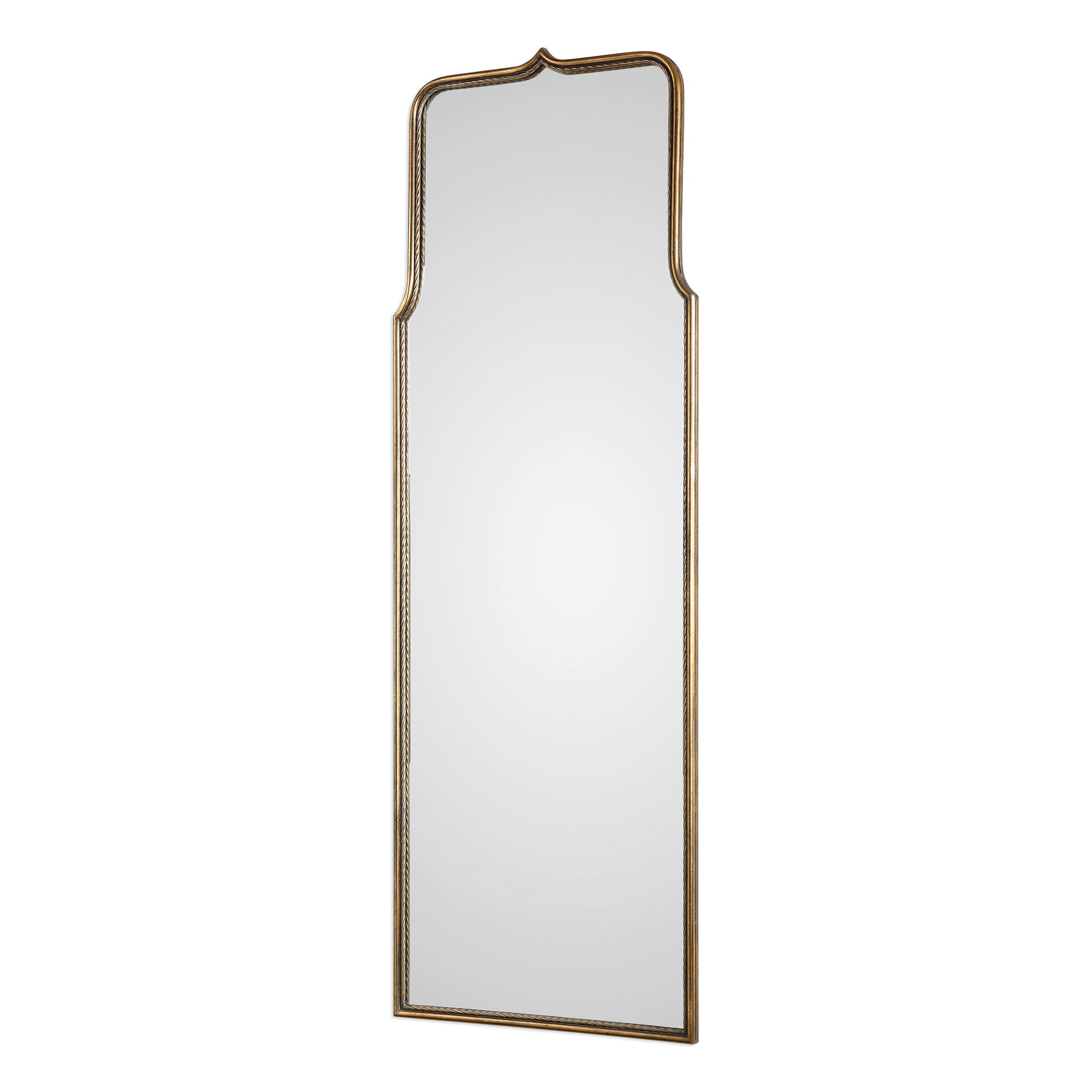 Adelasia Antiqued Gold Mirror large image 