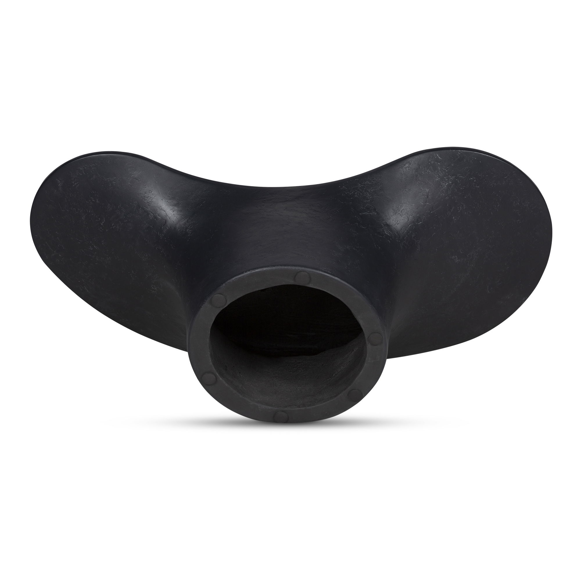 Yumi Outdoor Coffee Table Black, by Moe's Home, 47" width x 15.5" height x 23.6" depth View 6