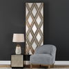 Tahira Geometric Argyle Pattern Wall Mirror thumbnail 3