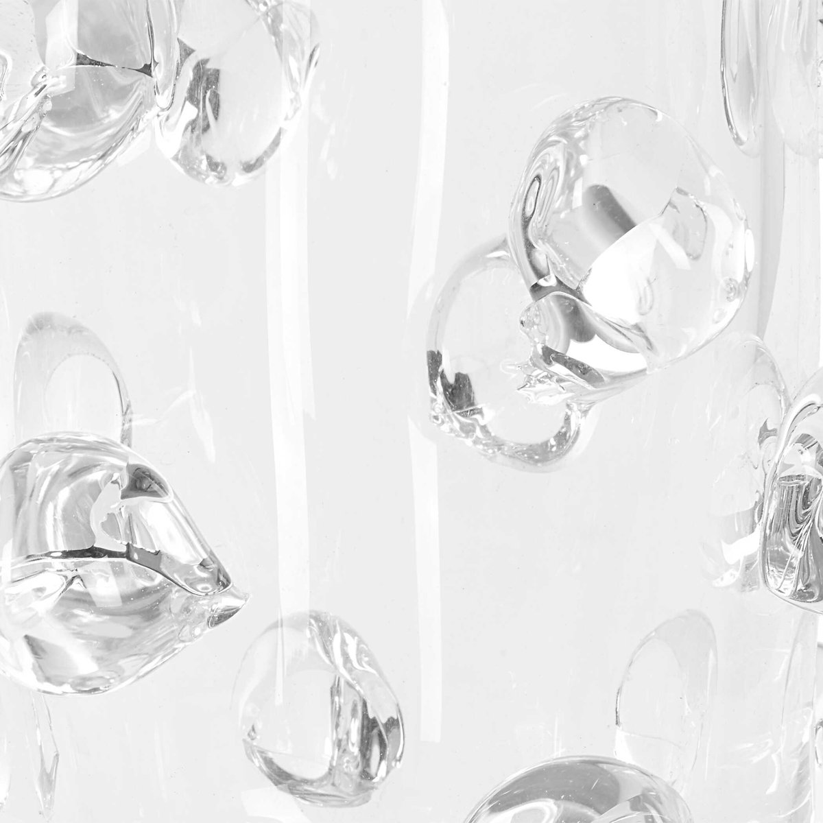 Aura Clear Glass Vase, by Uttermost, 6.5" width x 15" height x 6.5" depth View 4