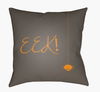 Boo Accent Pillow, Decorative Pillow by Surya, 18" length x 18" width thumbnail