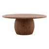 Belize Dining Table Brown, by Dovetail, 71.75" width x 30" height x 71.75" diameter x 71.75" depth thumbnail 1