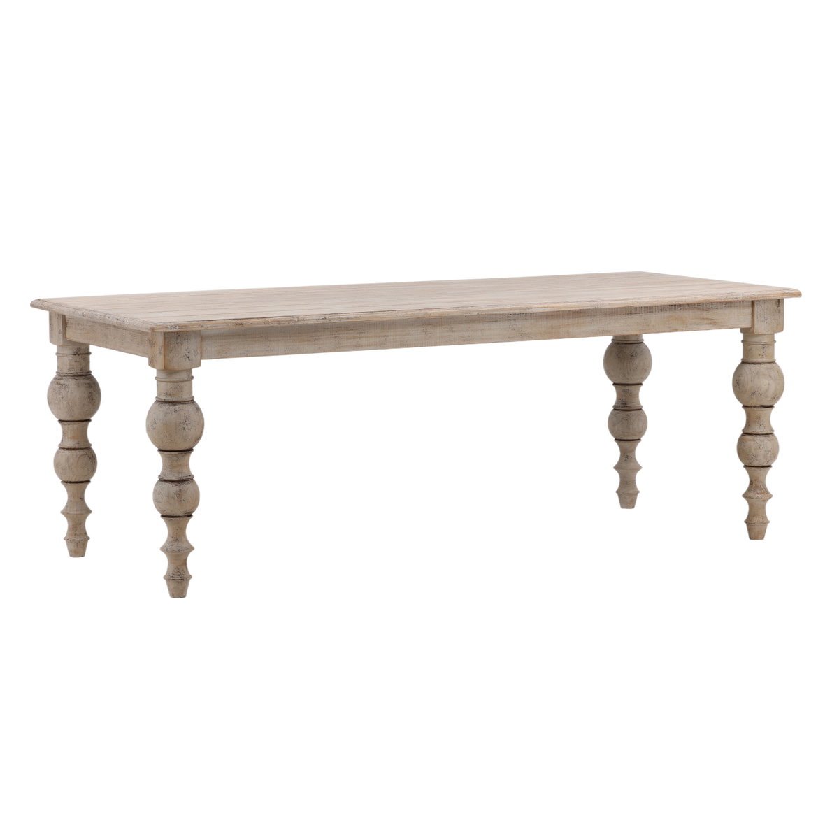 Merak Dining Table 84', by Dovetail, 83.5" width x 30.25" height x 36" depth View 1