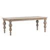 Merak Dining Table 84', by Dovetail, 83.5" width x 30.25" height x 36" depth thumbnail 1