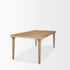 Suvan 84'L x 42'W Rectangular Dining Table | Modern | Light Brown Wood | Seats 8, by Mercana, 84" length x 42" width x 30" height thumbnail 7