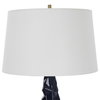 Kavos Geometric Blue Table Lamp, by Uttermost, 1'4" width x 2'7" height x 1'4" depth thumbnail 6