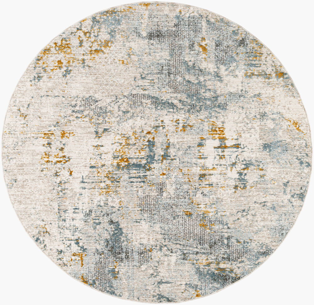 Dresden Machine Woven Rug, by Surya, 5'2.99" length x 5'2.99" width