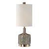 Darrin Gray Table Lamp, by Uttermost, 11" width x 30" height x 11" depth thumbnail 1