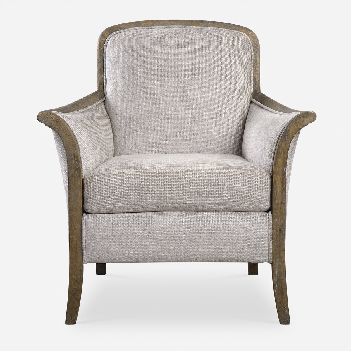 Brittoney Taupe Armchair, Accent Chair by Uttermost, 32" width x 35" height x 30.5" depth View 1