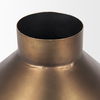 Perrin Small Brushed Gold Metal Decorative Vase thumbnail 8