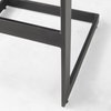Kiran Backless 30in Seat Bar Stool | Black Wood with Black Metal, Counter & Bar Stool by Mercana, 17" length x 17" width x 30" height thumbnail 9
