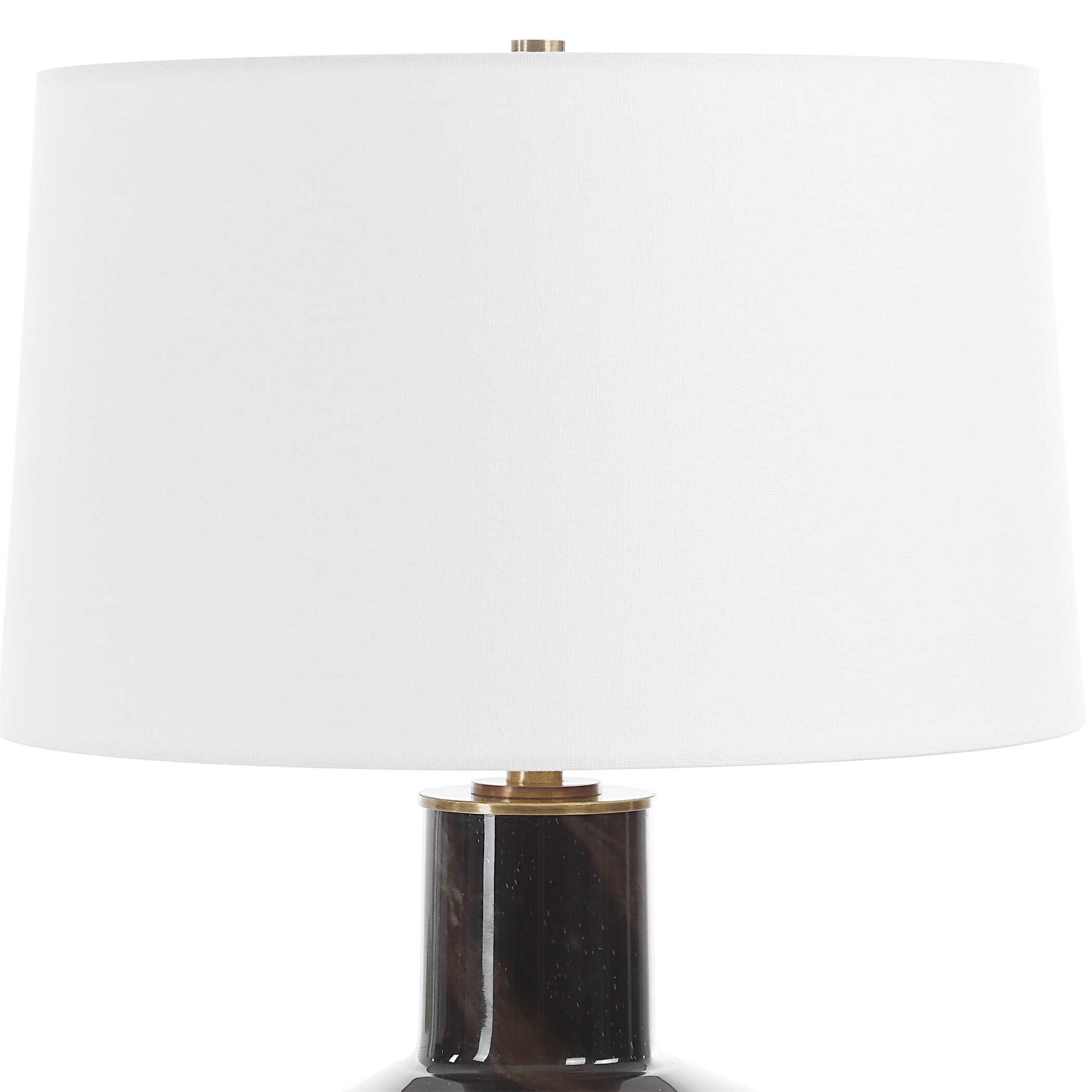 Buchanan Charcoal Table Lamp, by Uttermost, 16" width x 23.5" height x 16" depth View 6