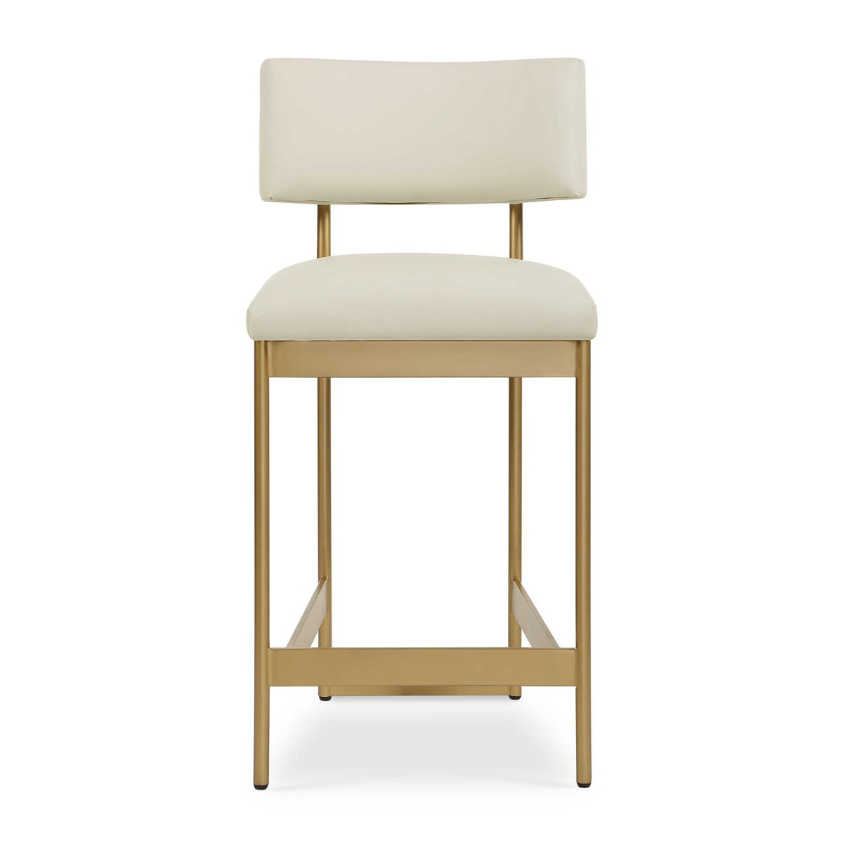 Apsley Gold Counter Stool, Counter & Bar Stool by Uttermost, 18" width x 36.75" height x 22.5" depth View 1