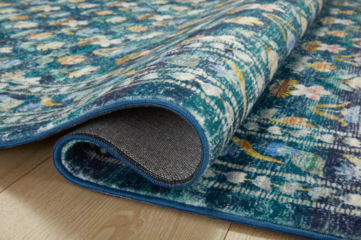 Rifle Paper Co. x Loloi Courtyard Rug, 2'6" length x 7'6" width View 6