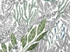 Coral Leaves Blue & Green Wallpaper thumbnail 3