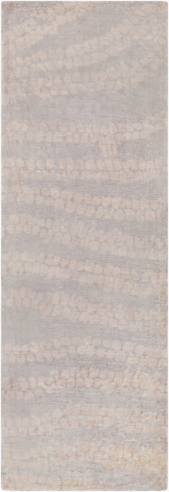 Shibori Handmade Rug, by Surya, 8' length x 2'6" width