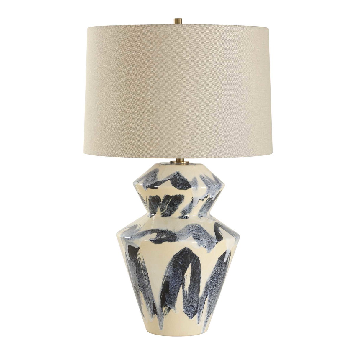 Oranda Abstract Geometric Table Lamp, by Uttermost, 17" width x 28.5" height x 17" depth View 5