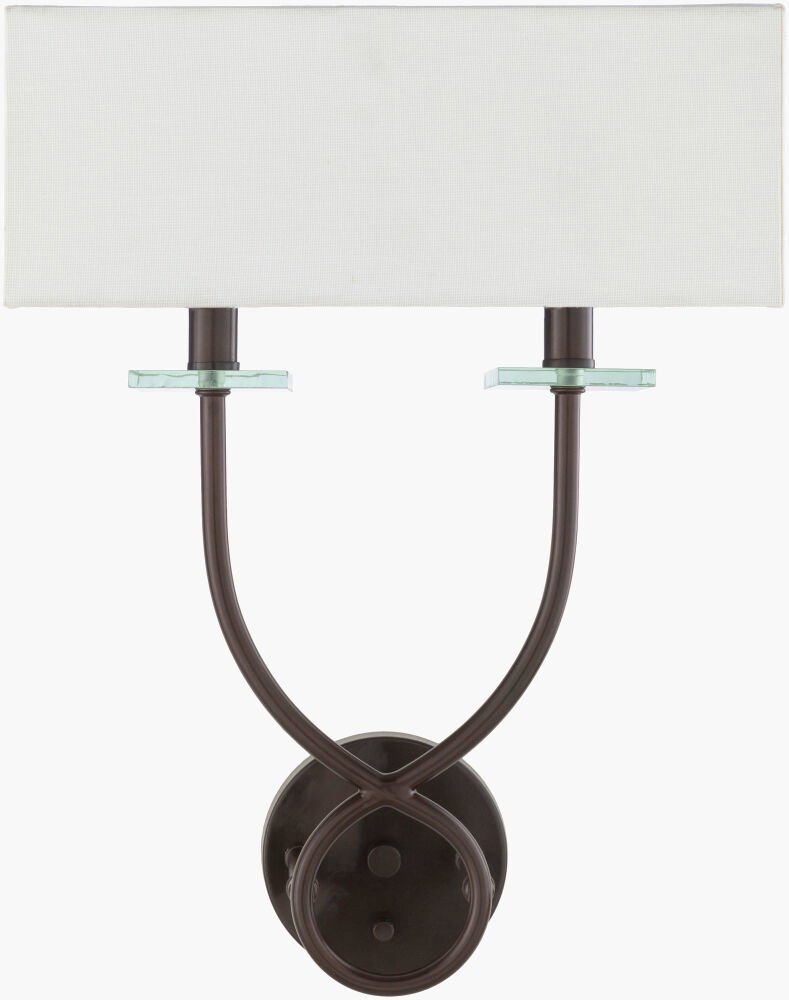 Livi Wall Sconce, by Surya, 7" length x 13" width x 18" height