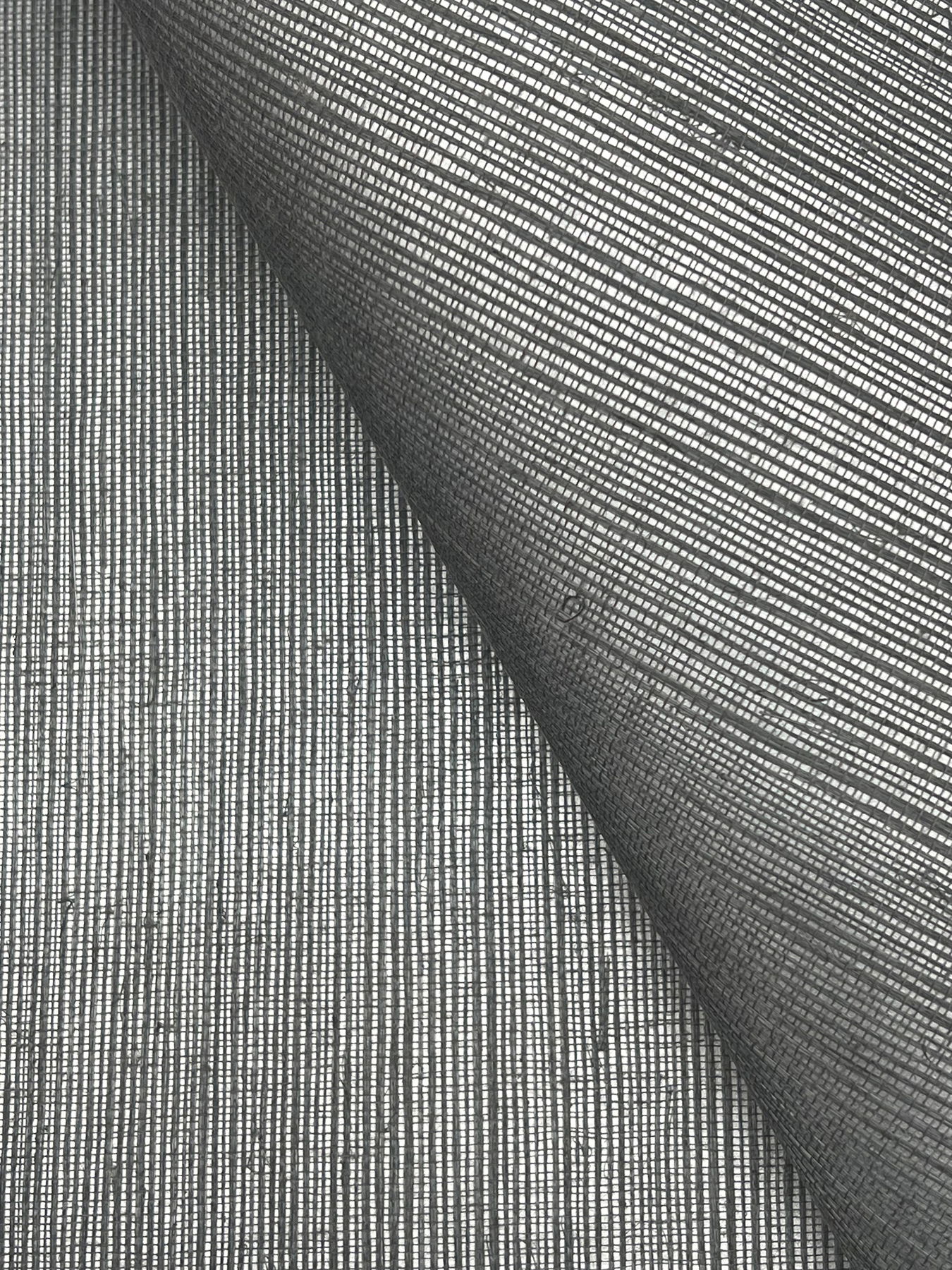 Maguey Sisal Graphite Wallpaper large image 