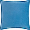 Cotton Velvet Lumbar Pillow Down, Decorative Pillow by Surya, 13" length x 19" width thumbnail
