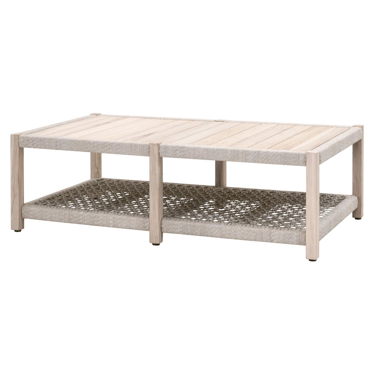 Wrap Outdoor Coffee Table, by Essentials for Living, 56.25" width x 17.75" height x 32.25" depth View 2