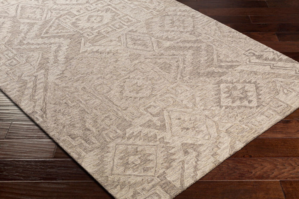 Newcastle Handmade Rug, by Surya, 1'6" length x 1'6" width