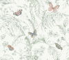 Papillon Blush Wallpaper, by York Wall, 27' length x 2'3" width x 0.02" depth thumbnail 1