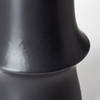 Laforge III Black Ceramic Vase, by Mercana, 6.5" length x 6.5" width x 17.13" height thumbnail 8