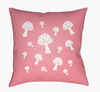 Mushrooms Accent Pillow, Decorative Pillow by Surya, 18" length x 18" width thumbnail