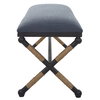 Firth Rustic Navy Bench, Benche by Uttermost, 47.75" width x 21.25" height x 16.25" depth thumbnail 6