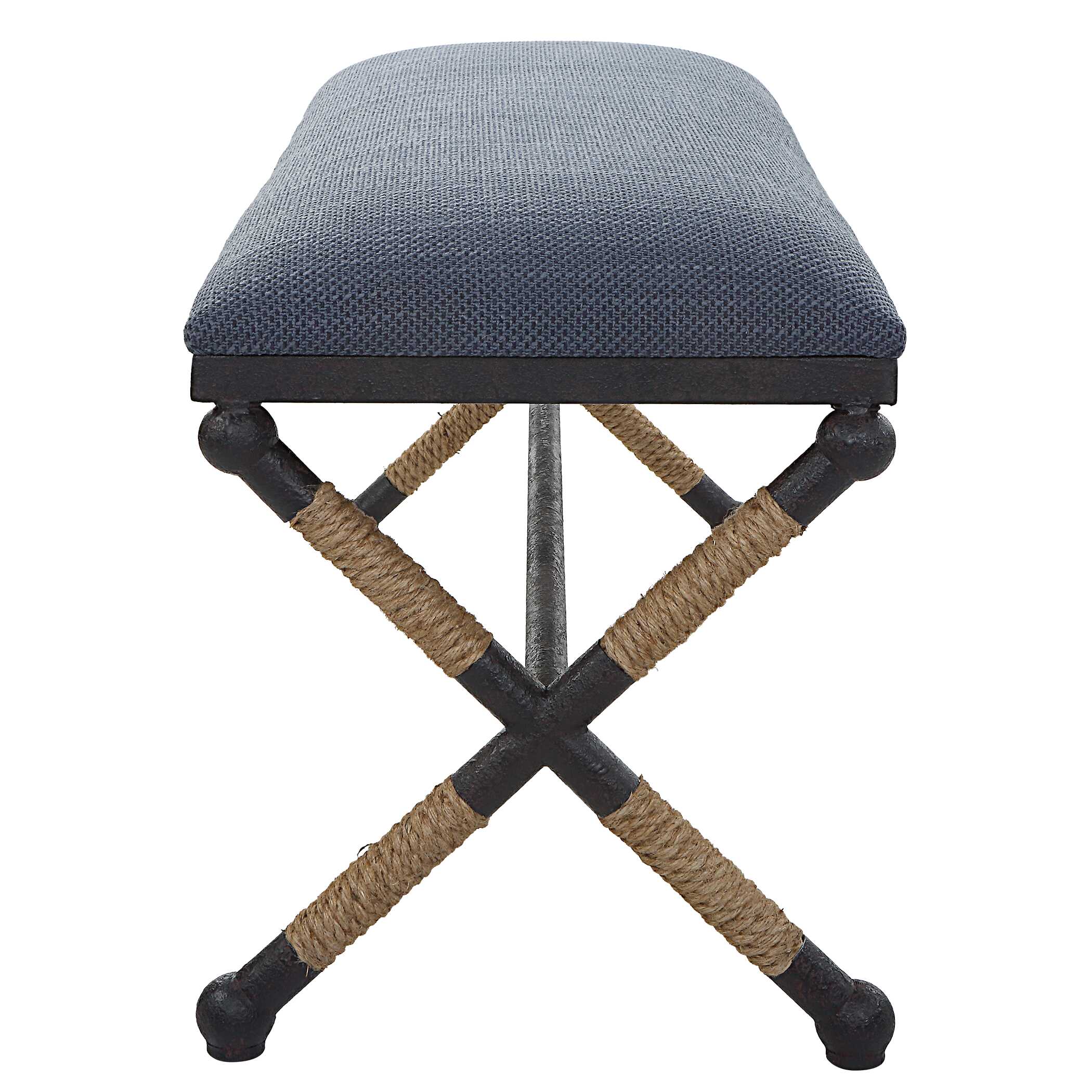 Firth Rustic Navy Bench large image 