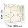 Sun Circles Cream & Gold Wallpaper thumbnail 12