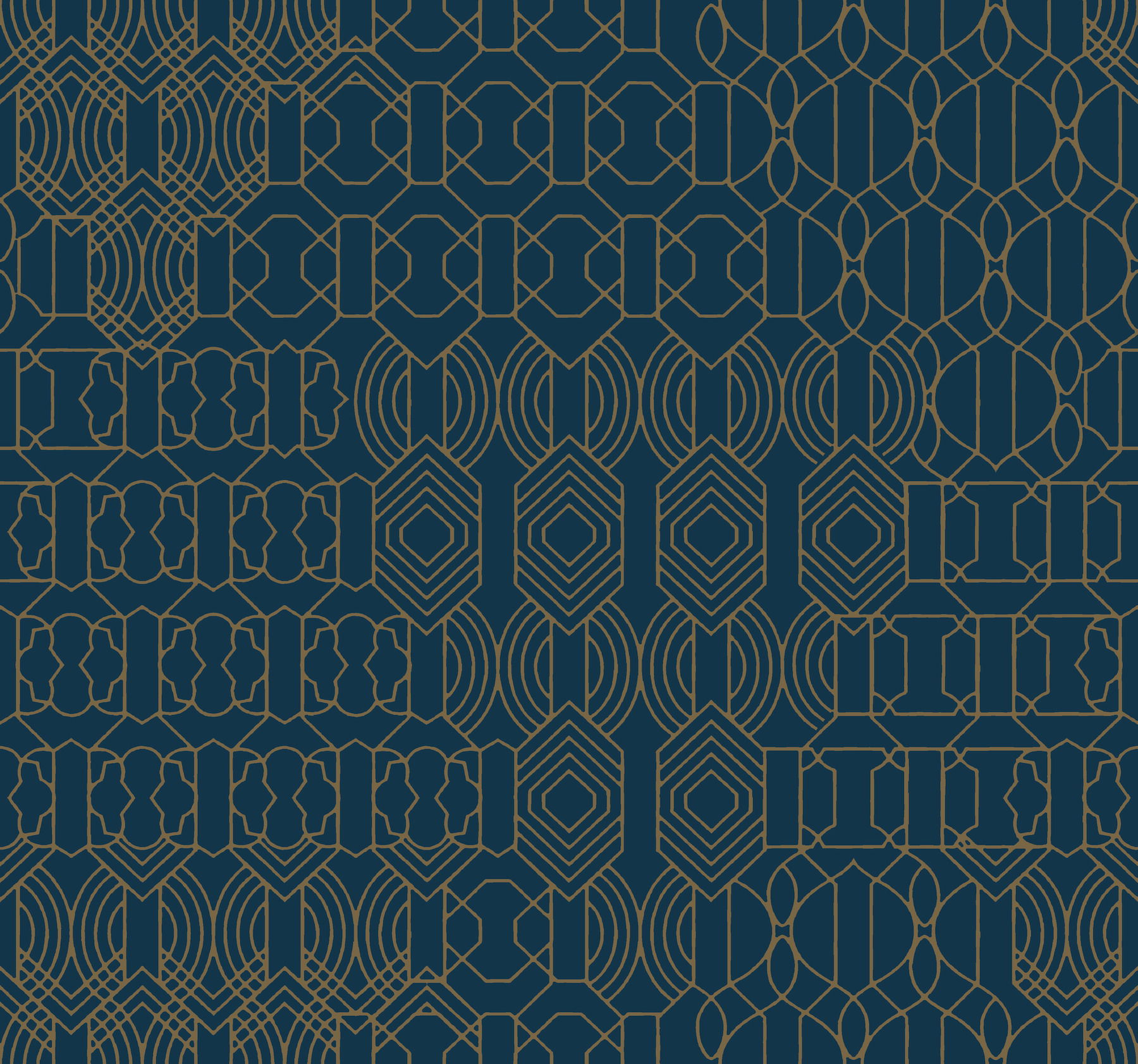 Modern Chandelier Blue Wallpaper large image 