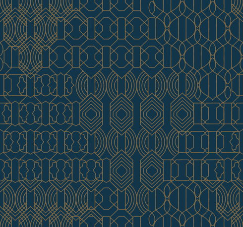 Modern Chandelier Blue Wallpaper