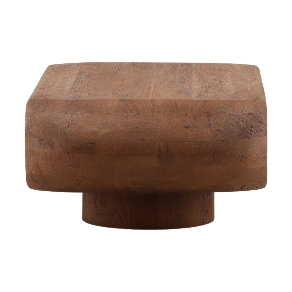 Ronin Coffee Table Brown, by Dovetail, 58" width x 15.5" height x 28" depth View 3