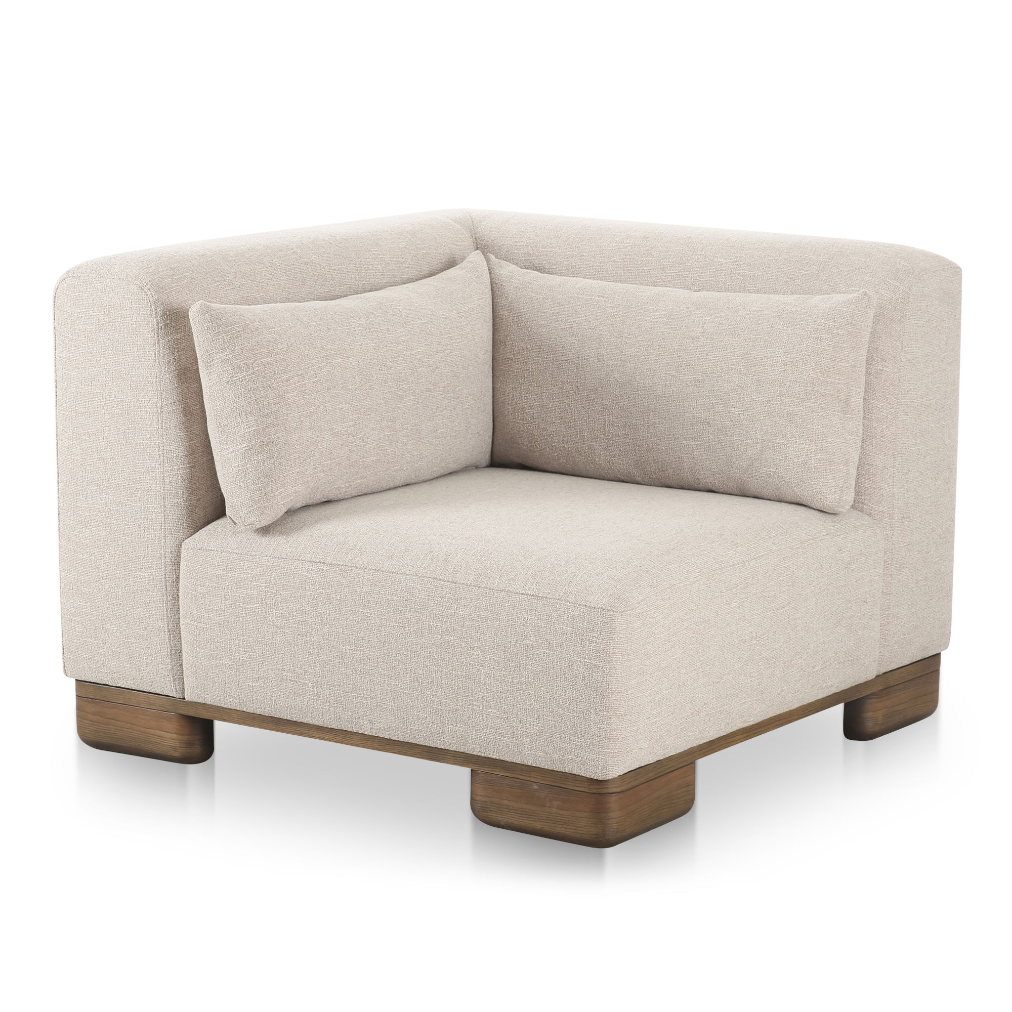 June Corner Chair Oatmeal large image 