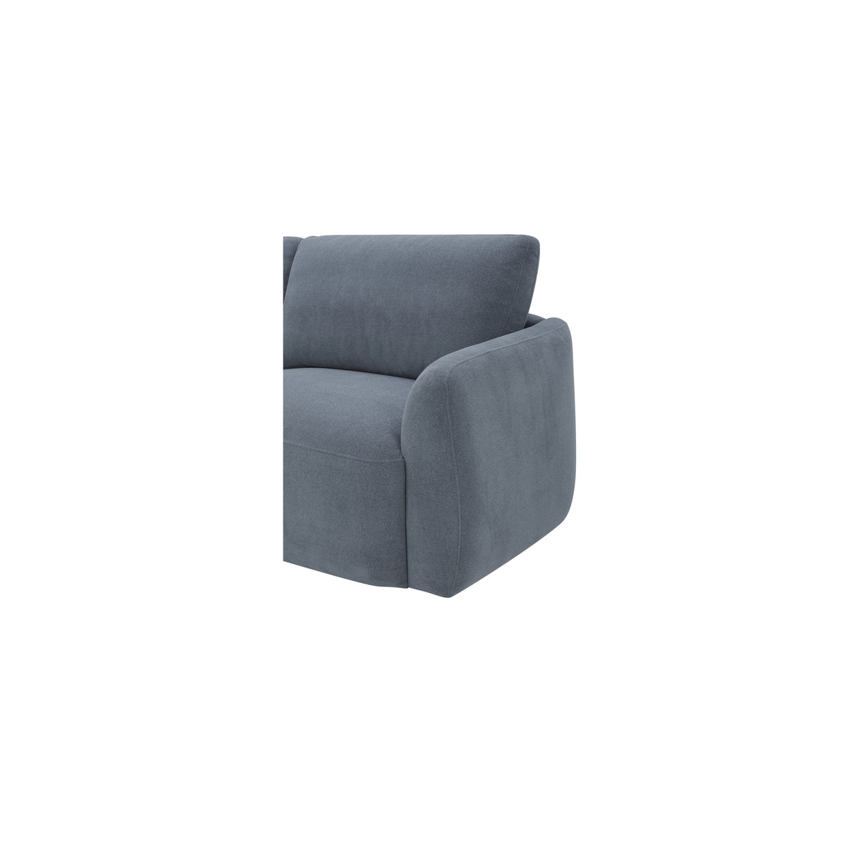 Callie Sofa 91 In. Slate Blue, Sofas & Sectional by Moe's Home, 91" width x 35.4" height x 39.4" depth View 5