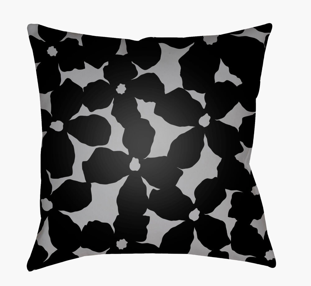 Moody Floral Accent Pillow, Decorative Pillow by Surya, 22" length x 22" width