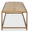Montvale Coffee Table/Bench, by Sarreid, 2' length x 4' width x 1'6" height thumbnail 4