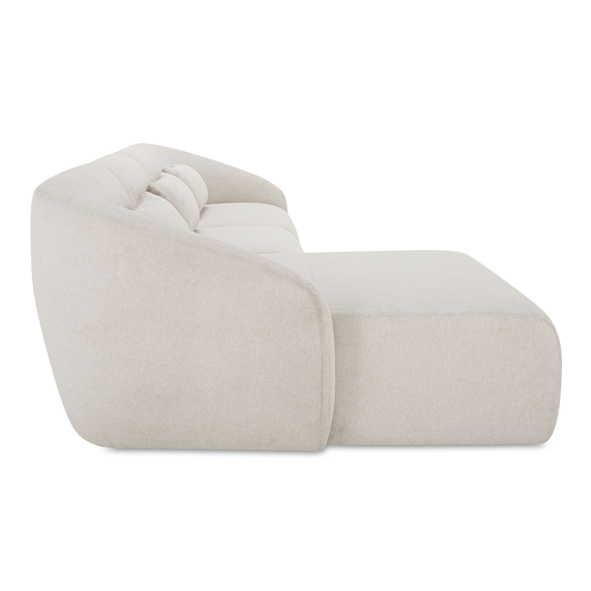 Amelia Lounge Modular Left Sectional Warm White large image 