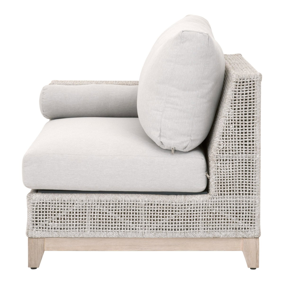 Tropez Outdoor Modular Left Facing 1-Arm Sofa, Seating by Essentials for Living, 45" width x 33" height x 34" depth View 3