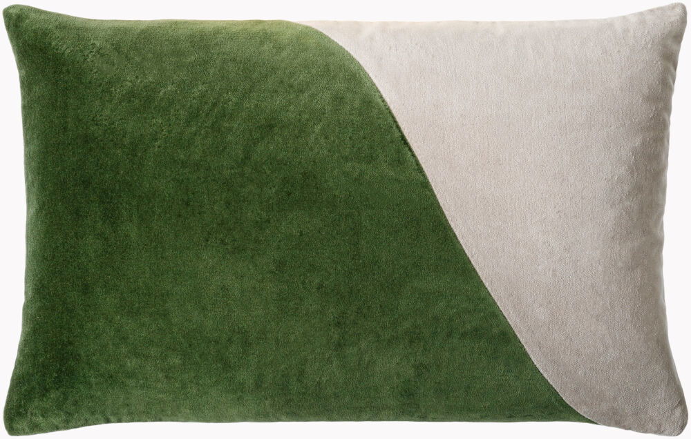 Cotton Velvet Lumbar Pillow large image 